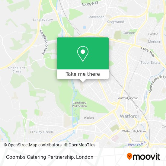 Coombs Catering Partnership map