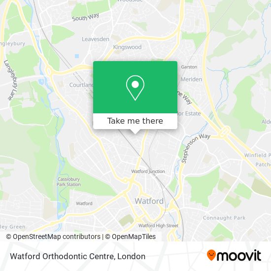 Watford Orthodontic Centre map