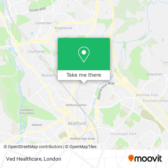 Ved Healthcare map