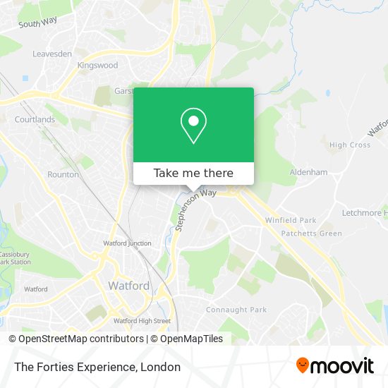 The Forties Experience map