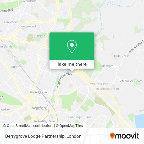 Berrygrove Lodge Partnership map