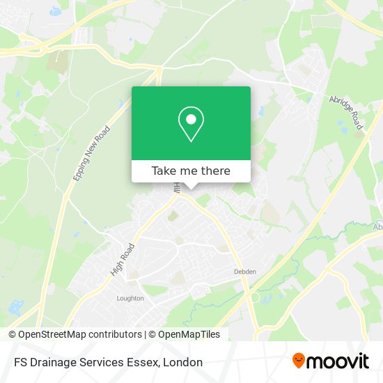FS Drainage Services Essex map