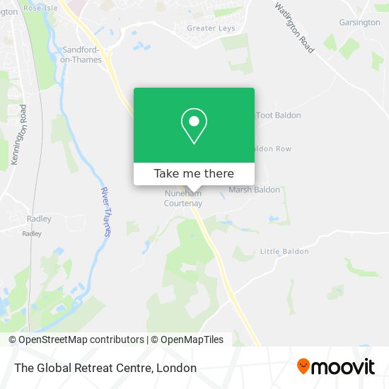 The Global Retreat Centre map