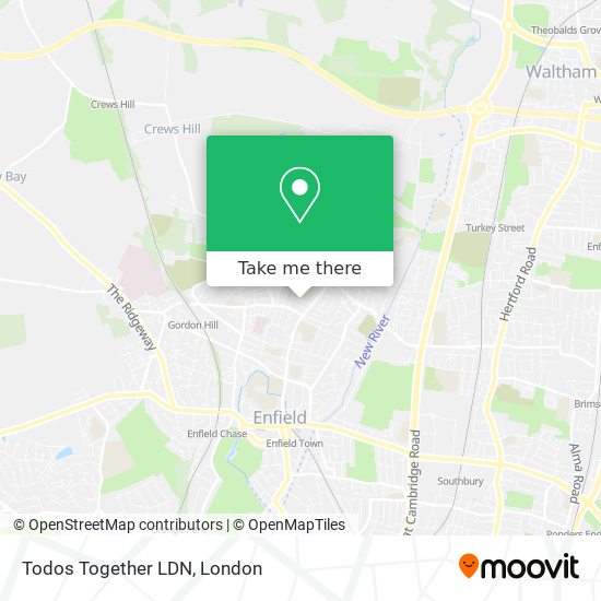 Todos Together LDN map
