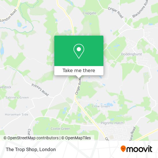 The Trop Shop map