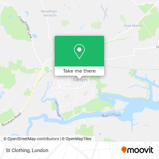 St Clothing map