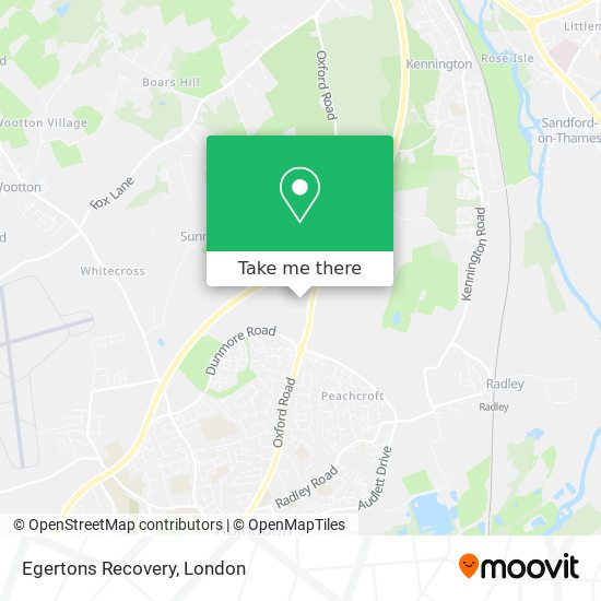 Egertons Recovery map