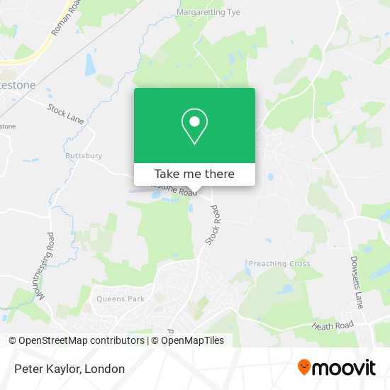 Peter Kaylor map