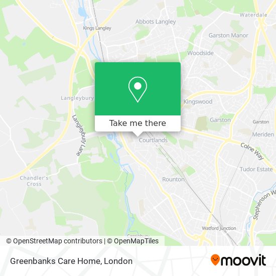 Greenbanks Care Home map