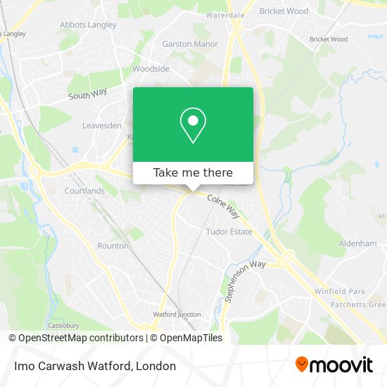 Imo Carwash Watford map