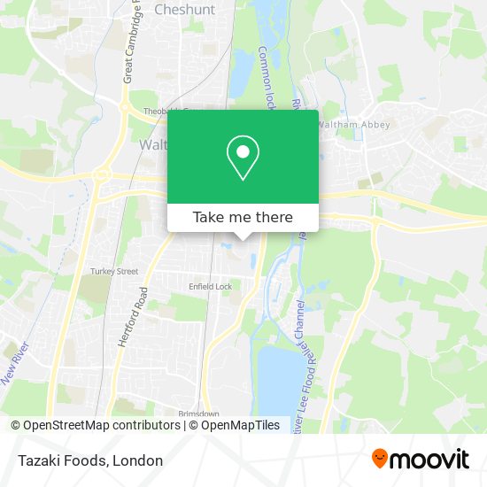Tazaki Foods map