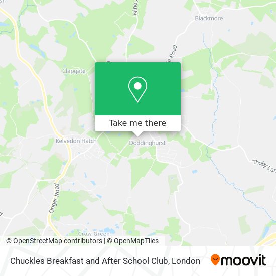 Chuckles Breakfast and After School Club map