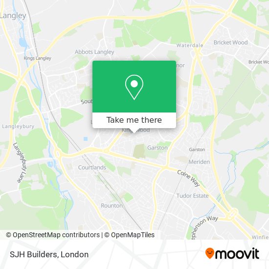 SJH Builders map
