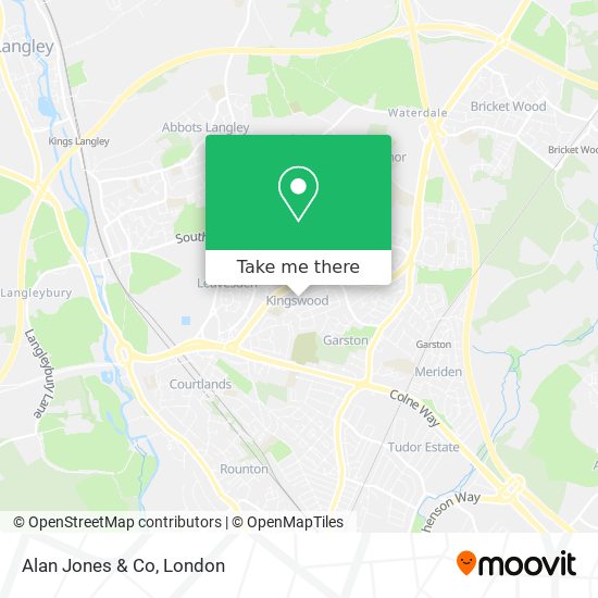 Alan Jones & Co map