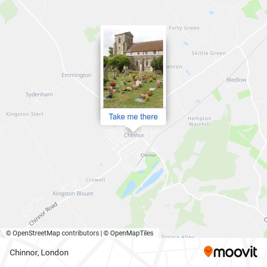 Chinnor map