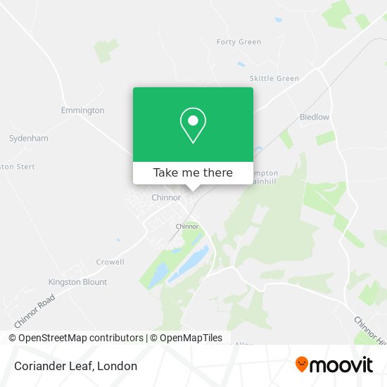 Coriander Leaf map