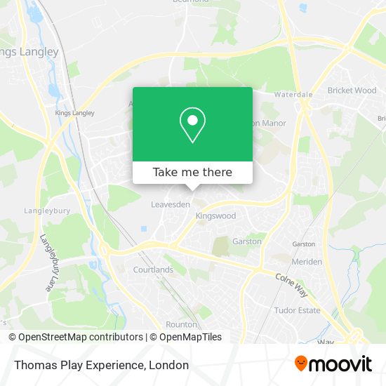 Thomas Play Experience map