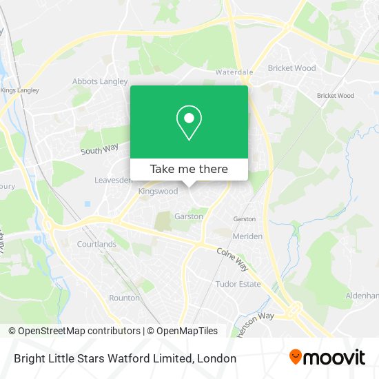 Bright Little Stars Watford Limited map
