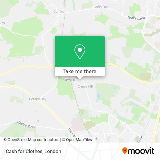 Cash for Clothes map