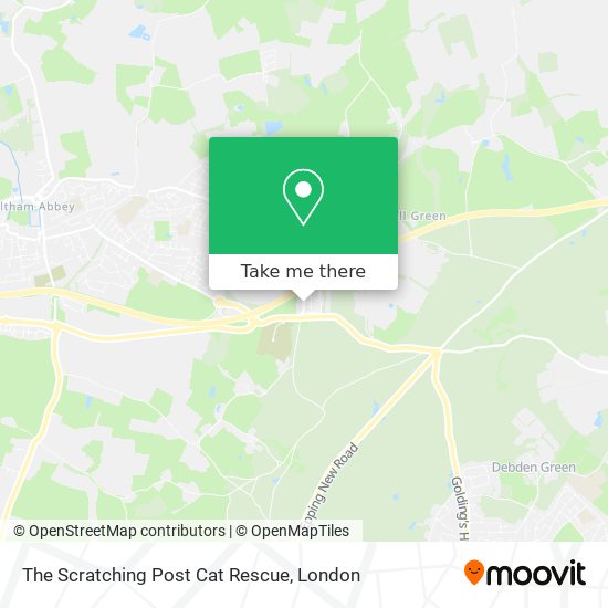 The Scratching Post Cat Rescue map