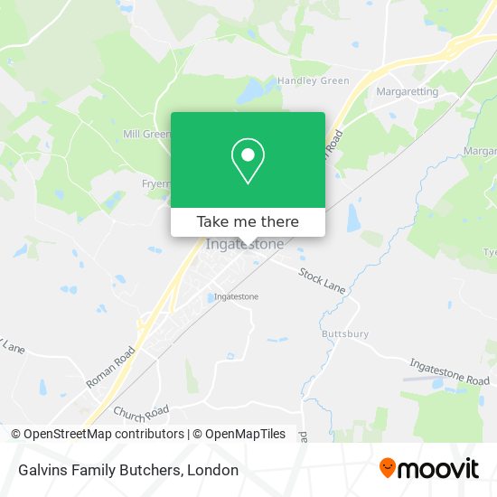 Galvins Family Butchers map