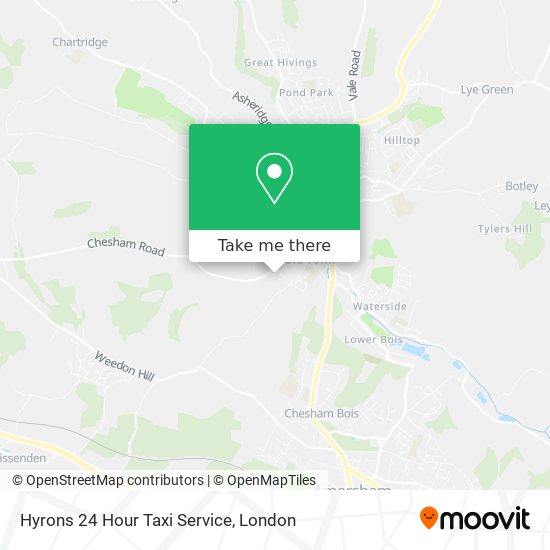 Hyrons 24 Hour Taxi Service map
