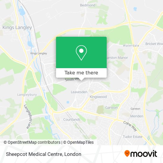 Sheepcot Medical Centre map