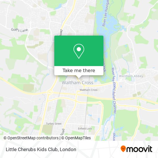 Little Cherubs Kids Club map