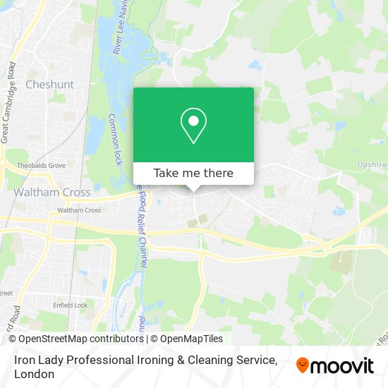 Iron Lady Professional Ironing & Cleaning Service map