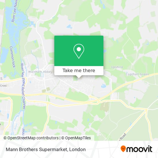 Mann Brothers Supermarket map