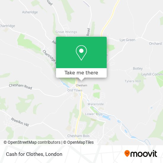 Cash for Clothes map