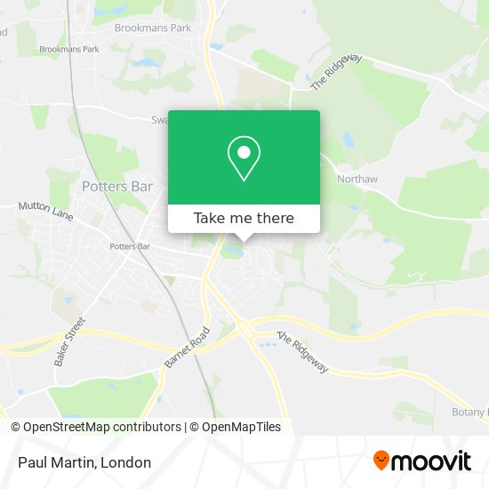 Paul Martin map