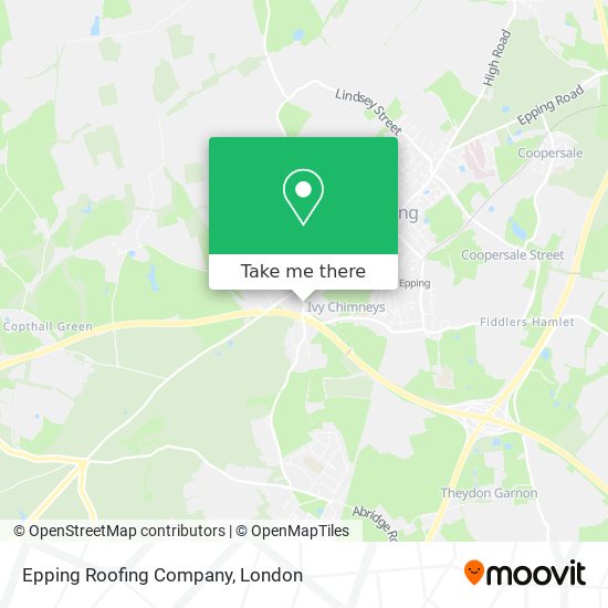 Epping Roofing Company map