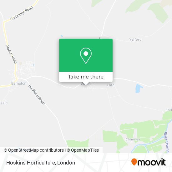 Hoskins Horticulture map