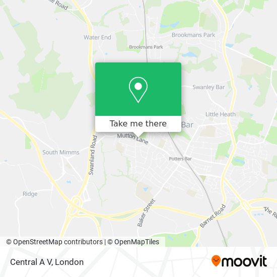 Central A V map