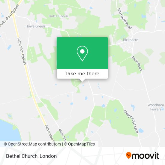 Bethel Church map