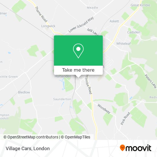 Village Cars map