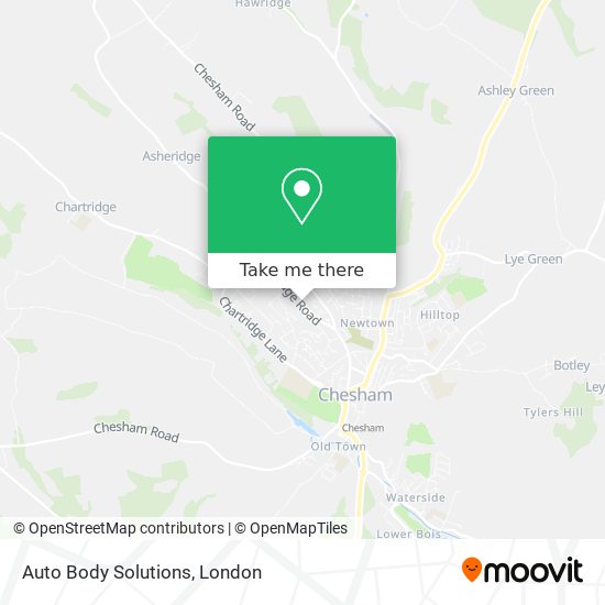 Auto Body Solutions map