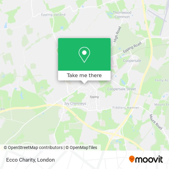 Ecco Charity map