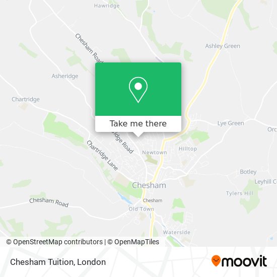 Chesham Tuition map