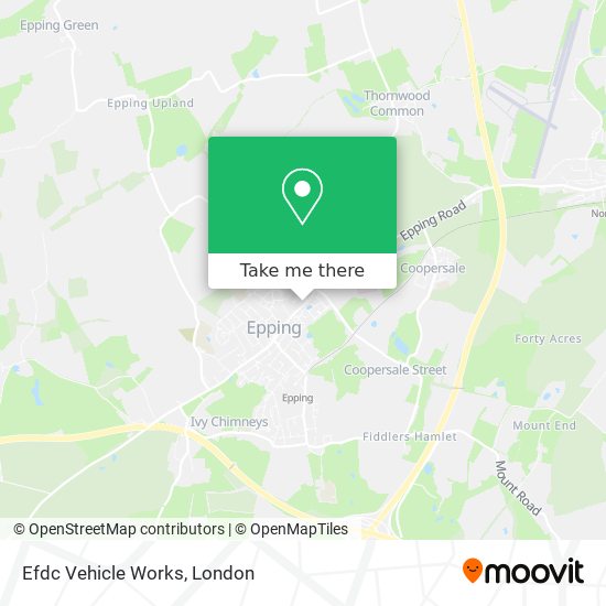 Efdc Vehicle Works map
