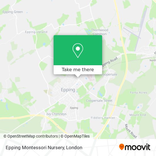 Epping Montessori Nursery map