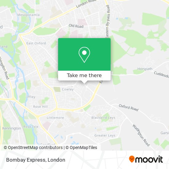 Bombay Express map