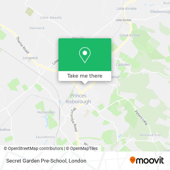 Secret Garden Pre-School map