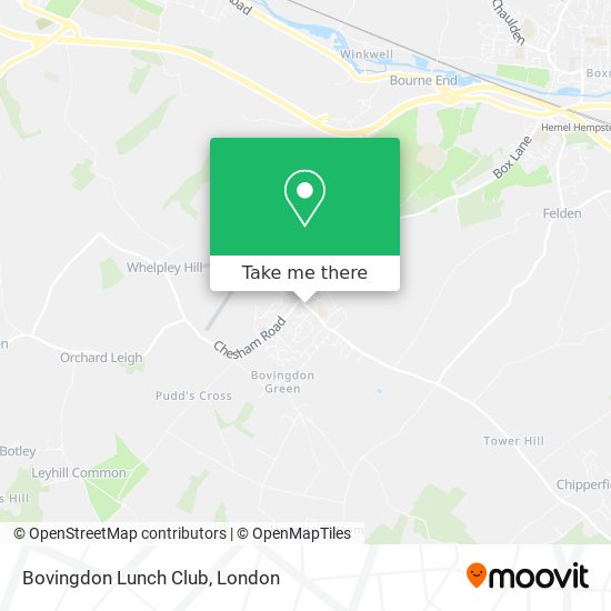 Bovingdon Lunch Club map