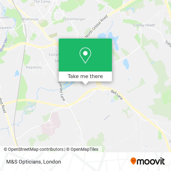 M&S Opticians map