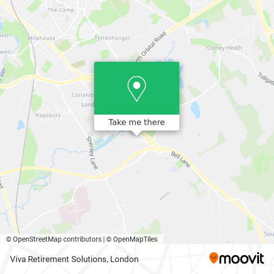 Viva Retirement Solutions map