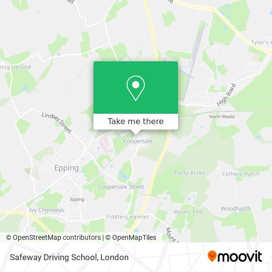 Safeway Driving School map