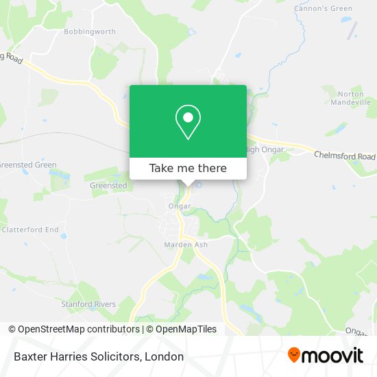 Baxter Harries Solicitors map
