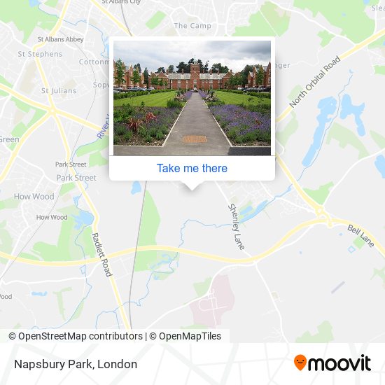 Napsbury Park map